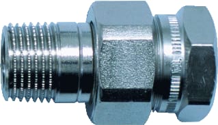 TA - RK Fitting met 2 aansluitingen Ta.Driedelige Koppeling 11/4"