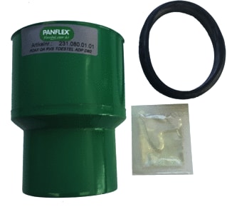 Panflex - ROAX Enkelw. rookgashulpstuk 2 aansl. toesteladapt 80