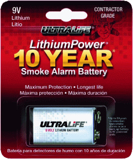 Ultralife - Batterij, niet oplaadbaar Ultl Batt Li 6Lr61 Br1