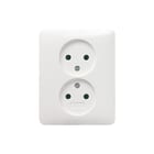 Gira - Standaard 55 Wandcontactdoos (WCD schakelmat.) Wcd 2P 2V St St55 Xd Zwg