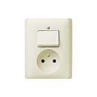 Gira - Standaard 55 Combinatie schakelaar/wcd Comb Wcd 2P/Wis Cwg St55