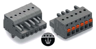 Wago - Kabelconnector v printplaatconnect. kablconn 2231-106/008-000
