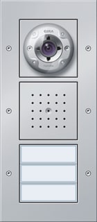 Gira - Deurstation deurcommunicatie Deurst Cam/Lds 3V Alu Opb
