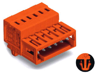Wago - Kabelconnector v printplaatconnect. kablconn 734-342/018-000