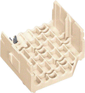 Wago - Conn. v insteekbare gebouwinstall. Kabelhouder 267-422