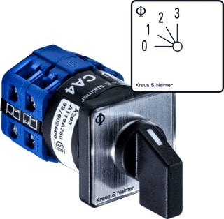 Kraus & Naimer - Besturingsschakelaar grpsch 1p 30 0-a-a+b-a+b+c