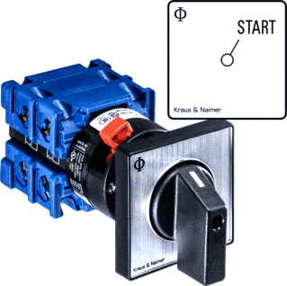 Kraus & Naimer - Besturingsschakelaar Start Imp 20A 1P