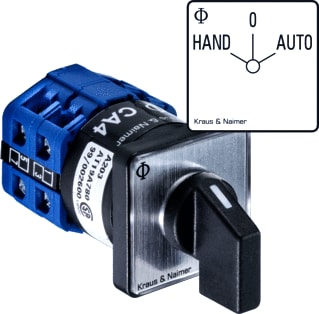 Kraus & Naimer - Besturingsschakelaar Omsch 10A 3P 60 Hand-Auto