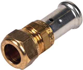 Henco - 30P Fitting met 2 aansluitingen Pers Re.Kopp 20 X 22Knel