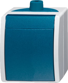 ABB Busch-Jaeger - Ocean Installatieschakelaar Schak Kruis 2601/7W-53 Oce