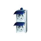 ABB Busch-Jaeger - Ocean Wandcontactdoos (WCD schakelmat.) Wcd Ra 2V 20-02Ew-53 Oce