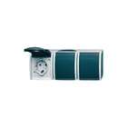 ABB Busch-Jaeger - Ocean Wandcontactdoos (WCD schakelmat.) Wcd Ra 3V 2300/3Ew-53 Oce