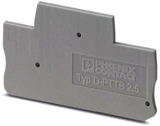 Phoenix Contact - Eindplaat rijgklem Eindrygkl D-Pttb 1,5/S/2P