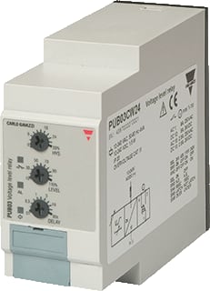 Carlo Gavazzi - PUB Spanningsmeetrelais spann rel pub03cw24