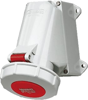 Mennekes - CEEform CEE-wandcontactdoos wcd cee 4p 32a 400v vn