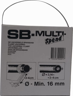 SB - Spanring rond luchtkanaal Multi Band 5Meter Rvs Sb5M
