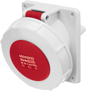 Mennekes - CEE-contactdoos, aanbouw Cee Abcntds 4P 32A 400 Xd