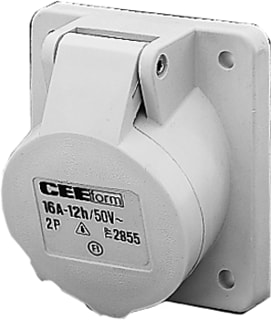 Mennekes - CEE-contactdoos, aanbouw Cee Abcntds 2P 32A 42V Xd