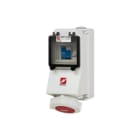 Mennekes - CEE-cont.doos uitschak.baar, bevei. Wcd Cee 5P 32A 400V Aard