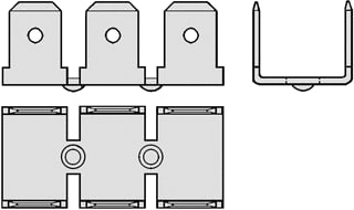 Klemko - Aderdoorverbinder rond/vlak 215480 DS100