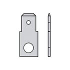 Klemko - Aderdoorverbinder rond/vlak VLAKST6,3X0,8M4 180 DS100