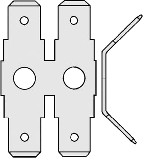 Klemko - Aderdoorverbinder rond/vlak 215450 DS100