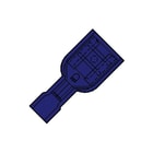 Klemko - IS Aderdoorverbinder rond/vlak Vlakst 4,8X0,5 Pvc Ds100