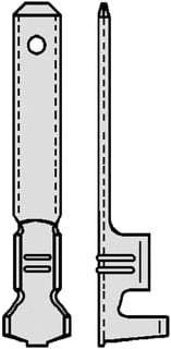 Klemko - B Aderdoorverbinder rond/vlak 210080 Ds100