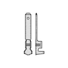 Klemko - B Aderdoorverbinder rond/vlak 210080 Ds100