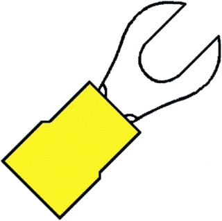 Klemko - A Klemkabelschoen voor koperkabel Vorkkabsch M6 Ds100