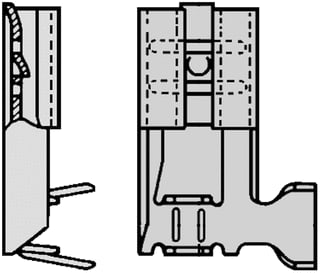 Klemko - B Aderdoorverbinder rond/vlak 210410 Ds100