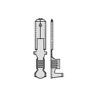 Klemko - Aderdoorverbinder rond/vlak 210380 DS100