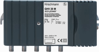 Hirschmann Multimedia - Versterker voor ontvangsttechniek antver1-4 ghv-20m bb20db