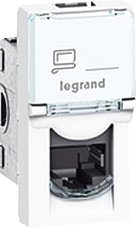 Legrand - LCS² datasysteem Mosaic Datacontactdoos twisted pair Cat6A Utp Rj45 1 M