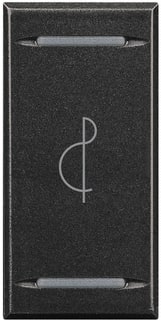 Bticino - Axolute Bed.element / centr.pl. schakelmat. bths4911be