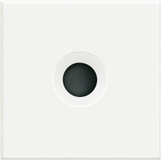 Bticino - Axolute Blindplaat drukknop/signaallamp Ax White Kabeluit 9 Mm 2M