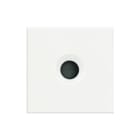 Bticino - Axolute Blindplaat drukknop/signaallamp Ax White Kabeluit 9 Mm 2M