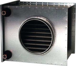 Inatherm - CWW-H Kanaalverwarmer indirect gestookt Naverw. 100-2-2.5