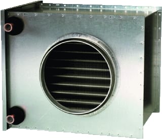 Inatherm - CWW-H Kanaalverwarmer indirect gestookt Naverw. 315-2-2.5