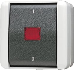 Jung - WG800 Installatieschakelaar Schak 2Pol Contr C