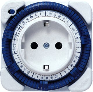 Theben - Timer Schakelklok voor wandcontactdoos Schakelklok St 27
