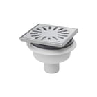 Aquaberg - 4015 Vloerput met 1 aansluiting 146 V/H Put+Opz Rvs Rnd/Rst