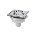 Aquaberg - 4015 Vloerput met 1 aansluiting 150 V/H Put+Opz Rvs Rnd/Rst