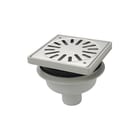 Aquaberg - 4015 Vloerput met 1 aansluiting 150 V/H Put Rvs Roost Vst50