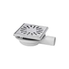 Aquaberg - 4016 Vloerput met 1 aansluiting 150 v/h put+opz rvs rnd/rst