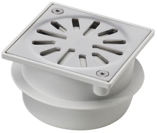 Aquaberg - Vloerput met 1 aansluiting 100 Nv Put Rvs Roost Vast50
