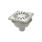 Aquaberg - 4215 Vloerput met 1 aansluiting 150 Nv Put Rvs Roost Vast50