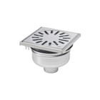 Aquaberg - 4515 Vloerput met 1 aansluiting 150 Rvs Put/Opztst/Roost V