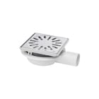 Aquaberg - 4016 Vloerput met 1 aansluiting 146 V/H Put+Opz Rvs Rnd/Rst