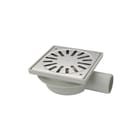 Aquaberg - 4116 Vloerput met 1 aansluiting 150 Put Rvs Roost Vast 50Lg